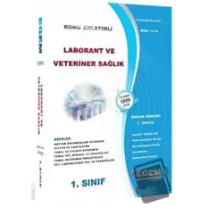 1. Sınıf Laborant ve Veteriner Sağlık 2. Yarıyıl Bahar Dönemi Konu Anlatımlı Soru Bankası - 1114