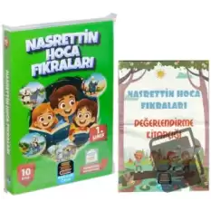 1. Sınıf Okuma Seti Nasrettin Hoca Fıkraları 10 Kitap + Değerlendirme Kitapçığı İlaveli