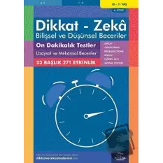 10-11 Yaş Dikkat - Zeka - Bilişsel ve Düşünsel Beceriler - On Dakikalık Testler Uzaysal ve Mekansal Beceriler 6. Kitap