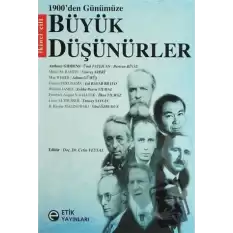 1900’den Günümüze Büyük Düşünürler 2. Cilt