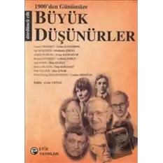 1900’den Günümüze Büyük Düşünürler 4. Cilt (Ciltli)