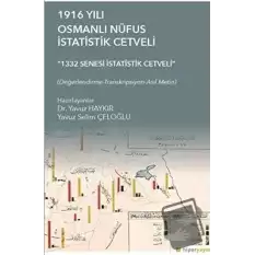 1916 Yılı Osmanlı Nüfus İstatistik Cetveli