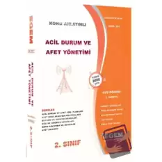 2. Sınıf 3. Yarıyıl Acil Durum Ve Afet Yönetimi Konu Anlatımlı Soru Bankası Güz Dönemi