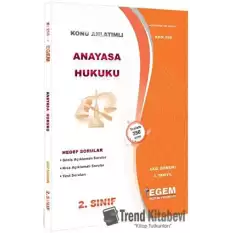 2. Sınıf 3. Yarıyıl Anayasa Hukuku Konu Anlatımlı Soru Bankası - Kod 258