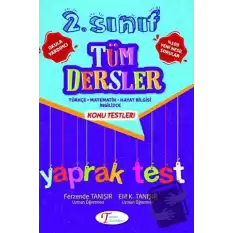 2. Sınıf Tüm Dersler Konu Testleri Test