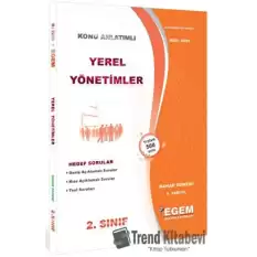 2. Sınıf Yerel Yönetimler Bahar Dönemi Konu Anlatımlı Soru Bankası 4. Yarıyıl 2260