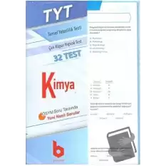 2020 TYT Kimya Çek - Kopar Yaprak Test