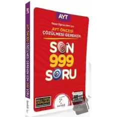 2021 Sözel Öğrencileri İçin AYT Öncesi Çözülmesi Gereken Son 999 Soru