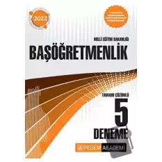 2022 Milli Eğitim Bakanlığı Başöğretmenlik 5 Deneme