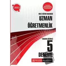 2022 Milli Eğitim Bakanlığı Uzman Öğretmenlik 5 Deneme