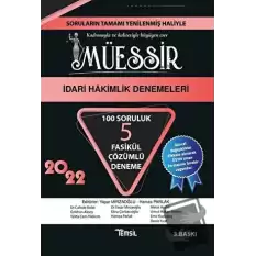 2022 Müessir İdari Hakimlik Denemeleri