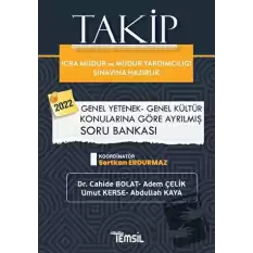 2022 Takip İcra Müdür ve Müdür Yardımcılığı Sınavına Hazırlık Genel Yetenek Genel Kültür Soru Bankası