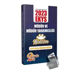 2023 EKYS Müdürüm Serisi Müdür ve Müdür Yardımcılığı Hızlı Konu Anlatım Kitabı