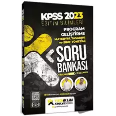 2023 KPSS Eğitim Bilimleri Atölye Serisi Program Geliştirme Materyal Tasarımı ve Sınıf Yönetimi Video Çözümlü Soru Bankası