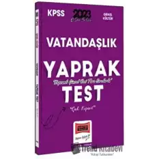 2023 KPSS Vatandaşlık Çek Kopart Yaprak Test