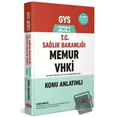 2023 T.C. Sağlık Bakanlığı Memur VHKİ Konu Anlatımlı