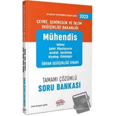 2023 UDS Çevre Şehircilik ve İklim Değişikliği Bakanlığı Mühendis Unvan Değişikliği Soru Bankası