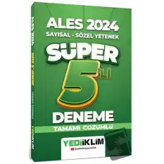 2024 ALES Sayısal - Sözel Tamamı Çözümlü Süper 5li Deneme