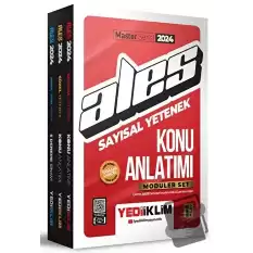 2024 ALES Sayısal Yetenek Konu Anlatımı Modüler Set (3 Cilt)