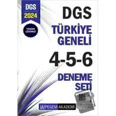 2024 DGS Tamamı Çözümlü Türkiye Geneli 4-5-6 (3lü Deneme Seti)