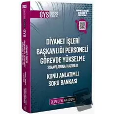 2024 Diyanet İşleri Başkanlığı Personeli Görevde Yükselme Sınavlarına Hazırlık Konu Anlatımlı Soru B