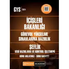 2024 İçişleri Bakanlığı Görevde Yükselme Sınavı Şeflik Veri Hazırlama Ve Kontrol İşletmeni Sınavı Konu Anlatımlı Soru Bankası