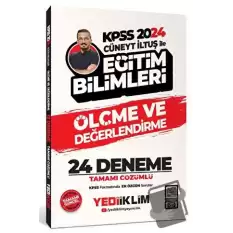 2024 KPSS Cüneyt İltuş ile Eğitim Bilimleri Ölçme ve Değerlendirme Tamamı Çözümlü 24 Deneme