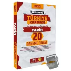 2024 KPSS Dev Kadro Türkiye Karması Tarih 20 Deneme