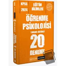 2024 KPSS Eğitim Bilimleri Öğrenme Psikolojisi 20 Deneme