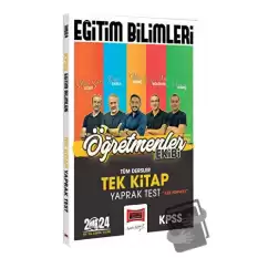 2024 KPSS Eğitim Bilimleri Öğretmenler Ekibi Tek Kitap Tüm Dersler Yaprak Test