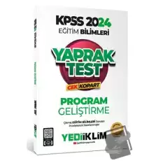 2024 KPSS Eğitim Bilimleri Program Geliştirme Çek Kopart Yaprak Test