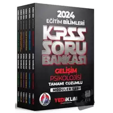 2024 KPSS Eğitim Bilimleri Tamamı Çözümlü Soru Bankası Modüler Set