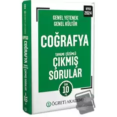 2024 KPSS Genel Yetenek Genel Kültür Coğrafya Tamamı Çözümlü Çıkmış Sorular (Roman Boy)