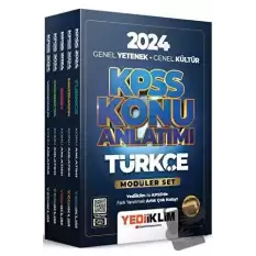 2024 KPSS Genel Yetenek Genel Kültür Konu Anlatımlı Modüler Set