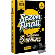 2024 KPSS Genel Yetenek Genel Kültür Ön Lisans Sezon Finali Tamamı Çözümlü 5 Deneme