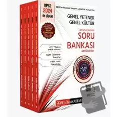 2024 KPSS Genel Yetenek Genel Kültür Önlisans Tamamı Çözümlü Soru Bankası Modüler Set