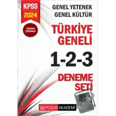 2024 KPSS Genel Yetenek Genel Kültür Türkiye Geneli Tamamı Çözümlü 1-2-3 (3lü Deneme Seti)