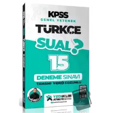 2024 KPSS Genel Yetenek Sual Türkçe Tamamı Video Çözümlü 15 Deneme