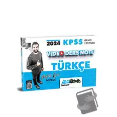 2024 KPSS Genel Yetenek Türkçe Video Ders Notu