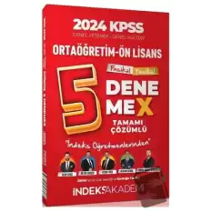 2024 KPSS Lise Ortaöğretim Ön Lisans 5 DenemeX Fasikül Çözümlü