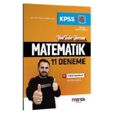 2024 KPSS Matematik 11 Deneme Tamamı Video Çözümlü Yektugmat (Ciltli)