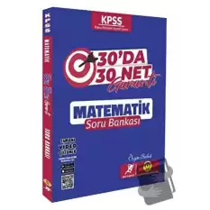 2024 KPSS Matematik  30 Da 30 Net Soru Bankası