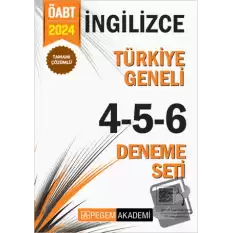 2024 KPSS ÖABT İngilizce Tamamı Çözümlü Türkiye Geneli 4-5-6 (3lü Deneme Seti)