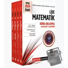 2024 KPSS ÖABT Lise Matematik Konu Anlatımlı (4 kitap)