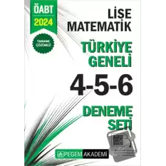 2024 KPSS ÖABT Lise Matematik Tamamı Çözümlü Türkiye Geneli 4-5-6 (3lü Deneme Seti)