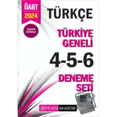 2024 KPSS ÖABT Türkçe Tamamı Çözümlü Türkiye Geneli 4-5-6 (3lü Deneme Seti)