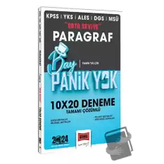 2024 KPSS YKS MSÜ Bay Panik Yok Paragraf Orta Seviye 10x20 Tamamı Çözümlü Deneme