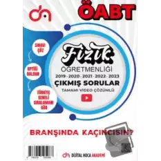 2024 ÖABT Fizik Öğretmenliği Son Beş Yıl Çıkmış Sorular Tamamı Video Çözümlü