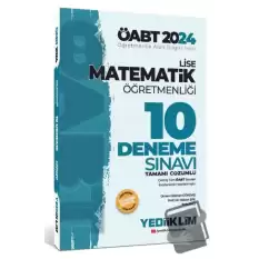 2024 ÖABT Lise Matematik Öğretmenliği Tamamı Çözümlü 10 Deneme Sınavı