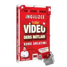 2024 YDS YÖKDİL YKSDİL İngilizce Video Ders Notları